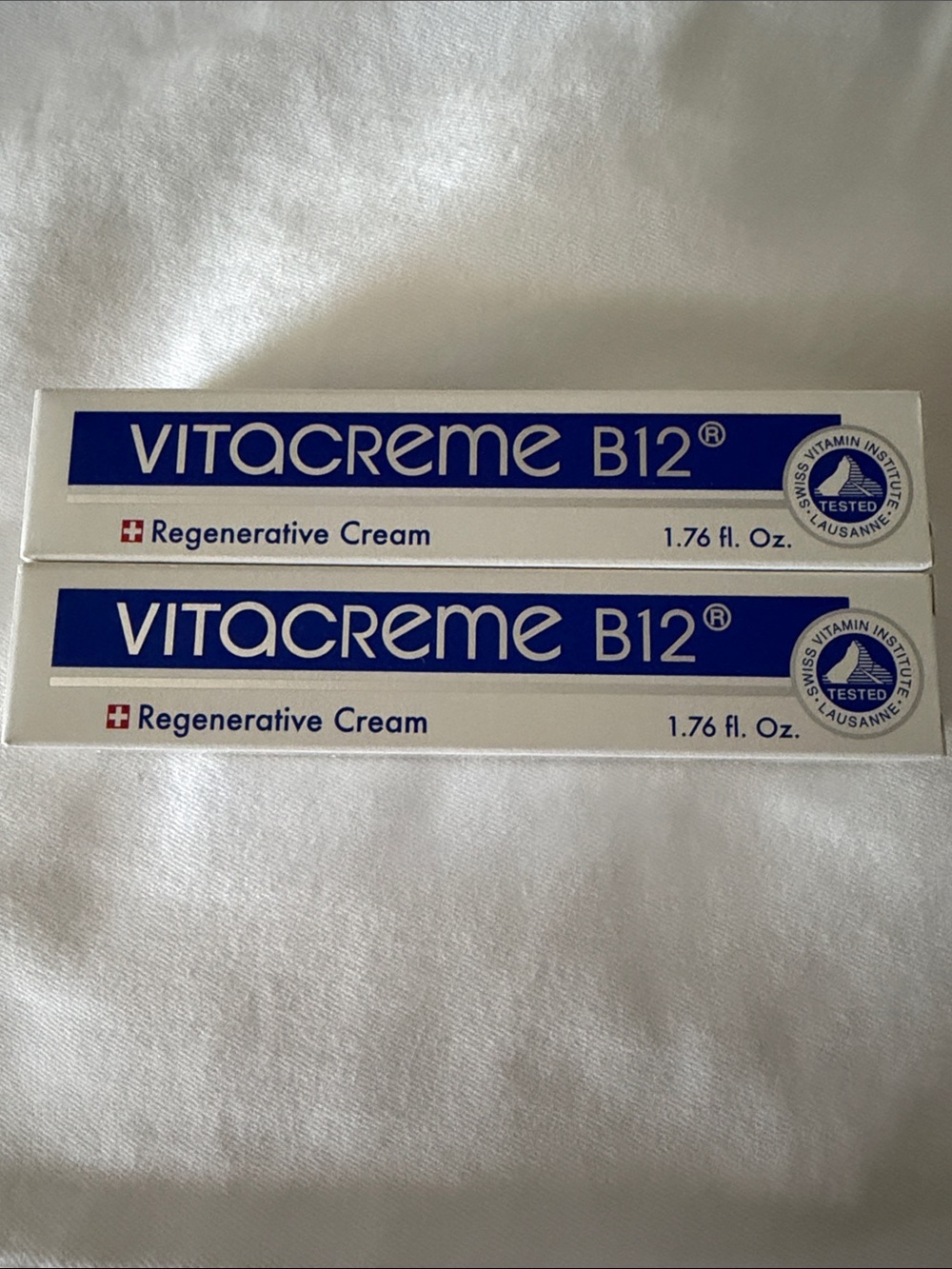Vitacreme B12 Regenerative Moisturizing Cream — Bundle of 2 Made in Switzerland